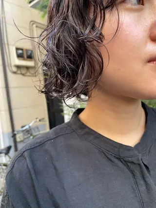 ミディアム パーマ 【お洒落パーマ】 Elme　肥塚康汰郎のヘアスタイル