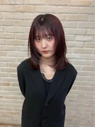 セミロング 政木 紳吾のヘアスタイル