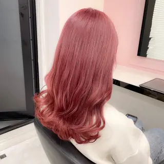 カラー girlな暖色ヘア 🪽🫧ハルナ🎀のヘアスタイル