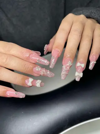 ネイル Lee Nails チップ長さだし専門店のネイルデザイン