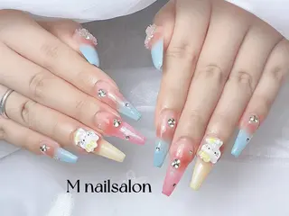 ネイル M🌷nail 長さだし専門店のネイルデザイン