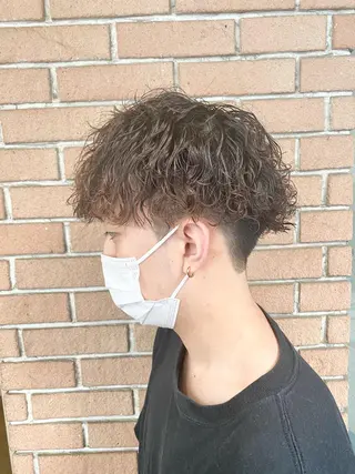 パーマ メンズ メンズブリーチカラー /パーマ ごーた立川のヘアスタイル