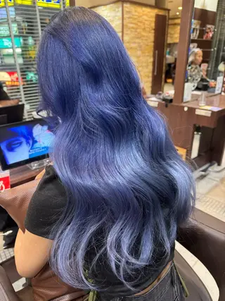 ロング カラー 美容室FaB 千葉店所属・akane 🌼韓国スタイル🌼のヘアスタイル