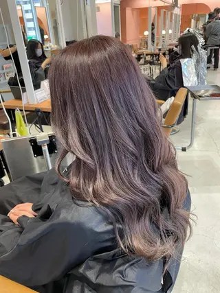 ロング カラー 艶ハイトーン👑♡ NATSUKIのヘアスタイル