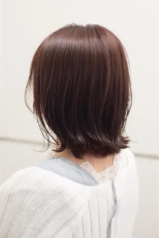 ミディアム カラー 千葉 慎也のヘアスタイル