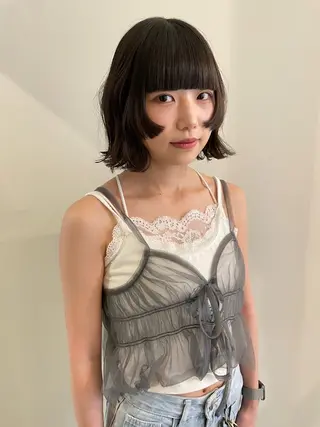 ショート カラー 渋谷 留菜のヘアスタイル