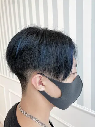 メンズ ブリーチカラー✨ 駒場　笙のヘアスタイル