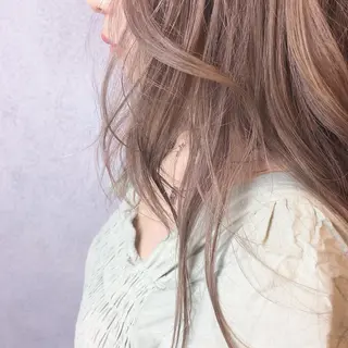 ロング カラー Minami🩵 新宿のヘアスタイル