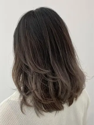 ミディアム カラー 【公式】amble luxe池袋東口🩷のヘアスタイル