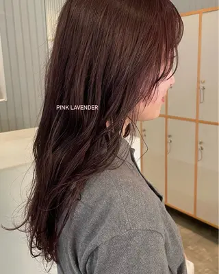 カラー folk所属・♥︎ cahoのヘアスタイル