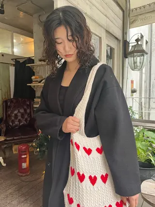 ミディアム ハイトーン/顔まわり レイヤー/YUKAのヘアスタイル