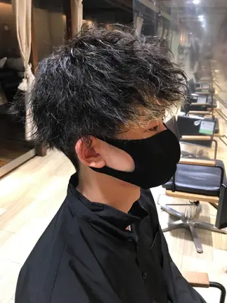 カラー パーマ メンズ なりたいを叶える /町野 朝哉のヘアスタイル
