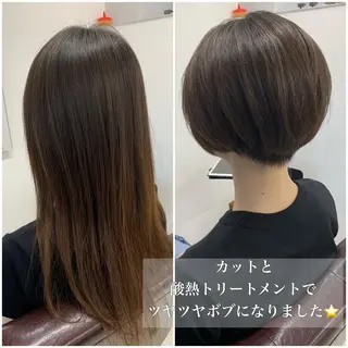 ショート ショート、ボブ特化 長島智彦のヘアスタイル