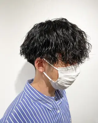 ショート パーマ メンズ メンズ特化美容師小島 慧太のヘアスタイル