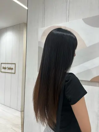 ロング 平日カットモデル 高岡/山崎開世のヘアスタイル