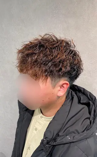 パーマ メンズ お洒落カジュアル🍃 まなとのヘアスタイル