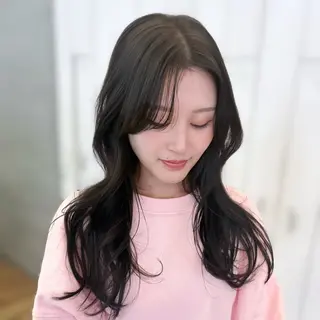 ロング カラー mashu Atoro所属・梅田美容室/レイヤー /ベージュ/miyuのヘアスタイル