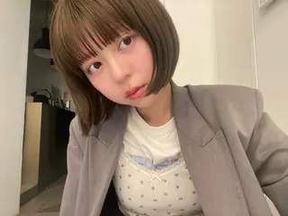 ショート カラー riria/ボブ /ブラウンカラー🎀のヘアスタイル