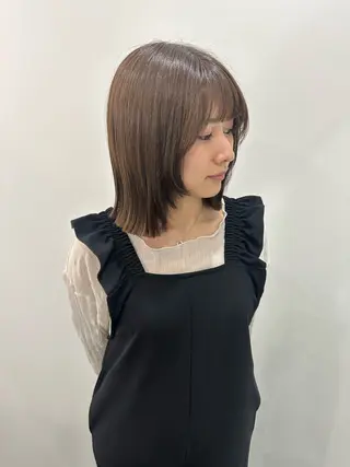 ショート カラー レイヤー/ナチュラル 💐nao.のヘアスタイル