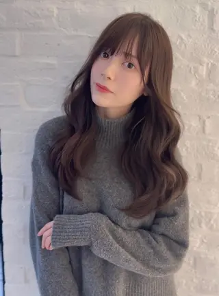 セミロング カラー ヘアアレンジ 前髪顔まわりカット 🌈中村海聖のヘアスタイル