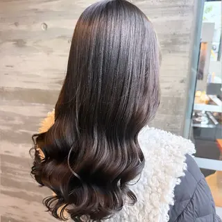 ロング パーマ 表参道|韓国風・コテ 巻き風パーマるい🌀のヘアスタイル