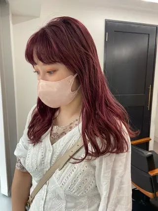 ロング カラー ダブルカラー 🌙ｃｈｉｎａｒｉのヘアスタイル