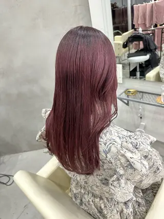 ロング カラー さあや 【透け感/艶感】のヘアスタイル