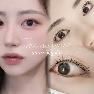 マツエク・マツパ UKA aura 新宿西口店のマツエク・マツパデザイン