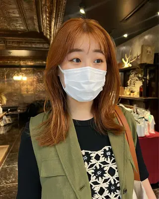 ロング カラー haco＋所属・圧倒的デザイン力 店長🎨RENAのヘアスタイル