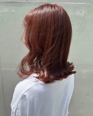 ミディアム カラー ルーチェ青山店所属・ヘアセットモデル/ kotohaのヘアスタイル