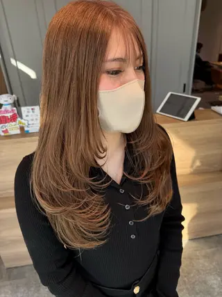 ロング カラー 髪質改善特化型美容師 🫧岡本璃来🫧のヘアスタイル
