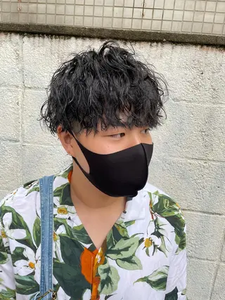 ミディアム 渋谷 メンズヘア⭐️ タニグチヨシユキのヘアスタイル