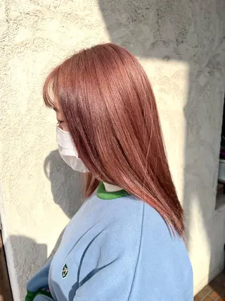 ミディアム カラー ✨髪質改善 縮毛矯正 艶髪 立川 コウキ✨のヘアスタイル