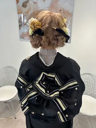 ロング 卒業式ヘアセット🎀 ヘアアレンジのヘアスタイル