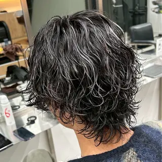パーマ メンズ メンズパーマ/ナード /渡邉立🐲のヘアスタイル