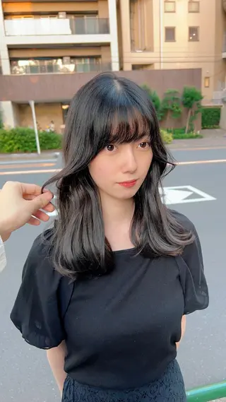 ミディアム カラー レイヤー×韓国 🇰🇷鈴木啓太のヘアスタイル