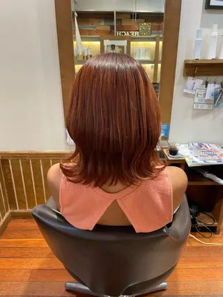 ミディアム カラー enu tokyo所属・🪸カラーモデル募集 🪸RaNのヘアスタイル