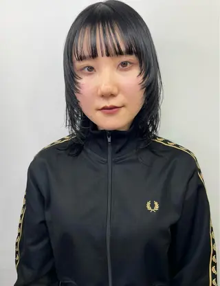 ミディアム 【ロングウルフカット 姫カット】伊藤裕哉のヘアスタイル