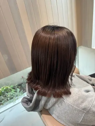 ミディアム 藤本 麗未のヘアスタイル