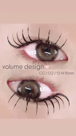 マツエク・マツパ ＋me所属・＋me プラスミーのマツエク・マツパデザイン