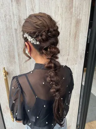 ヘアアレンジ 岡村 真子のヘアスタイル