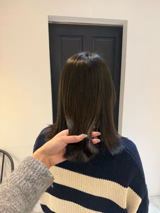 ミディアム ALLYS 渋谷店所属・最高級の艶のある カラーmei🎨のヘアスタイル