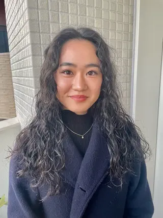 ロング パーマ Toiro 横浜所属・🎀レイヤー/パーマ カラー/ai🎀のヘアスタイル