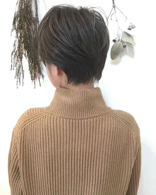 ショート カラー ショート、ボブ シマダマサトのヘアスタイル