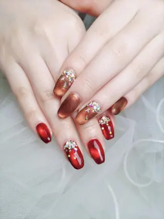 ネイル 門戸厄神プライベートサロンulunail所属・ulunail mikaのネイルデザイン