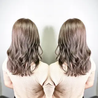 セミロング カラー 🦋韓国系指名No1 店長/圓山 祐也🦋のヘアスタイル