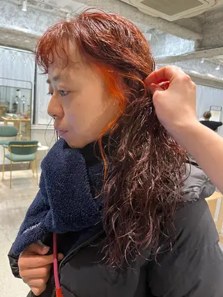 ロング カラー パーマ ANY/ Nanaのヘアスタイル