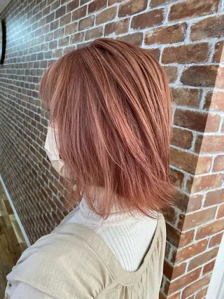 ミディアム カラー ヘアアレンジ 久米 治仁のヘアスタイル