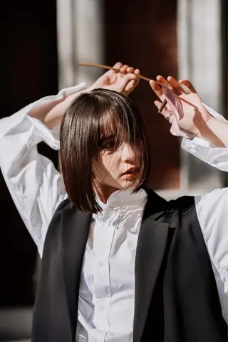 ショート カラー 🉐レイヤー/塩見 弘樹🉐渋谷のヘアスタイル