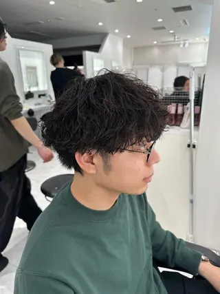 ショート パーマ メンズ 🐺韓国風メンズ特化 あさひ🐺のヘアスタイル